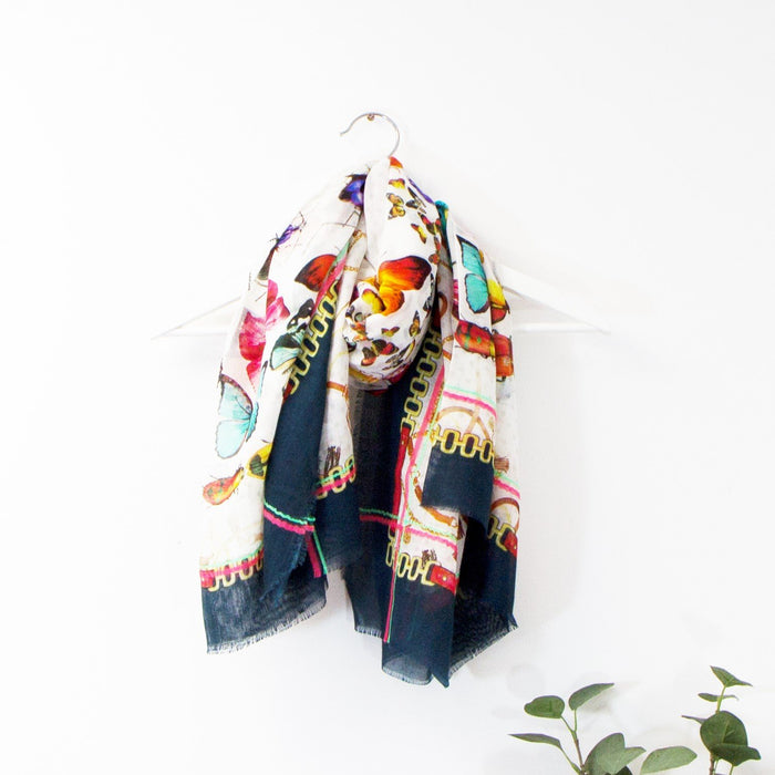 Multi butterfly scarf